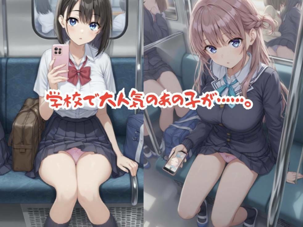 【496P】学校で大人気の女子校生がキモイおじさん達の標的に…痴○電車編4〜巨乳美女 サンプル1ページ目