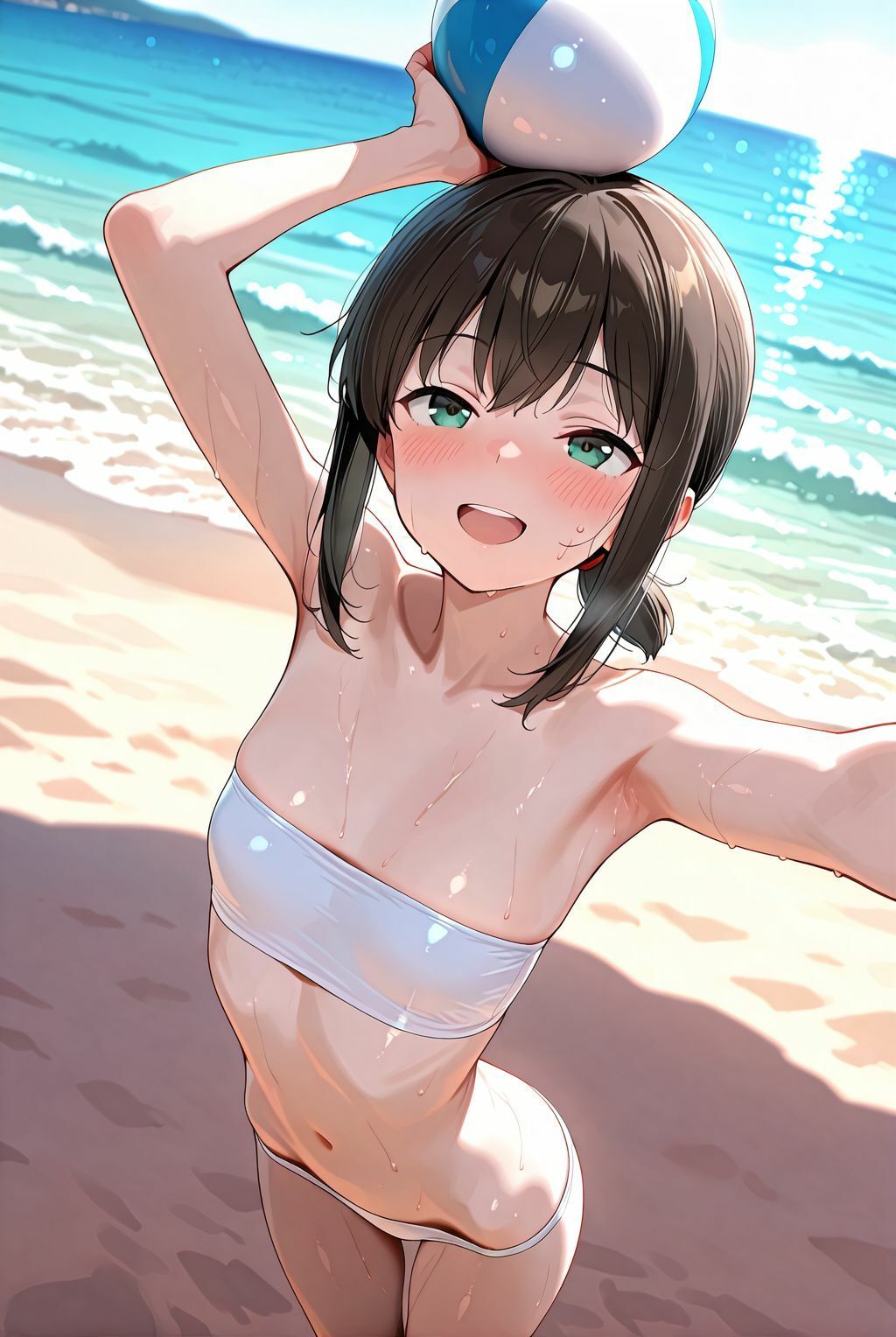 お誕生日デートがお泊りだったので、自分をプレゼントしてしまう艦○たち Part2 サンプル4ページ目
