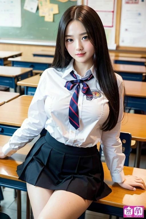 巨乳女子〇生教室で生着替え13  300ページ サンプル3ページ目