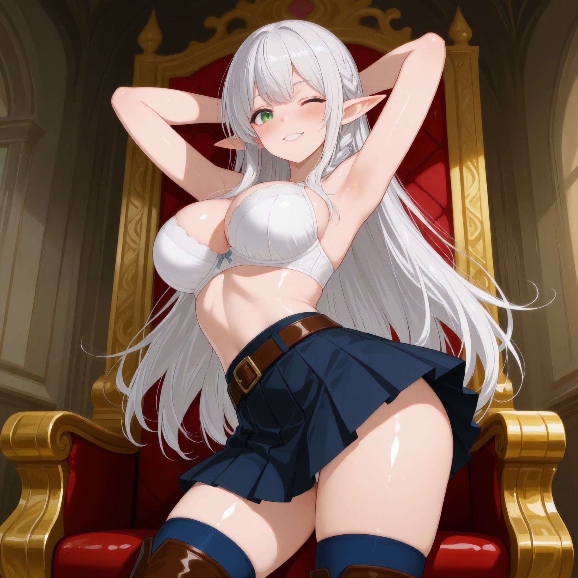 ［あの娘の＋］王女を捨てたエルフが冒険者に身体を売る サンプル1ページ目