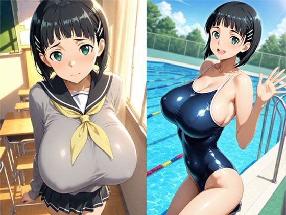 爆乳ヒロインの日常-【SAO】直〇編 サンプル1ページ目