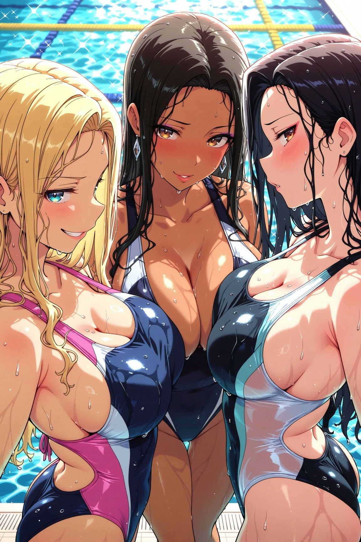 ギャルなのは見た目だけ！ 〜清楚な処女ギャルたちが、巨根君にメロメロになっちゃう件〜 サンプル7ページ目