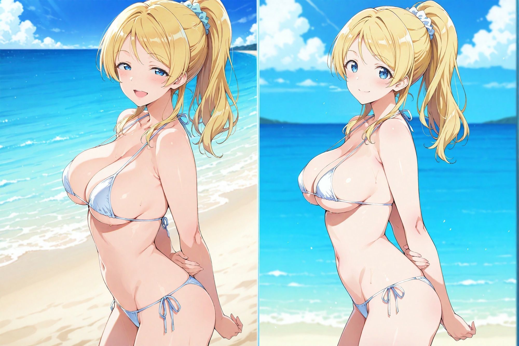 えりとえっち  ビキニ編 サンプル2ページ目
