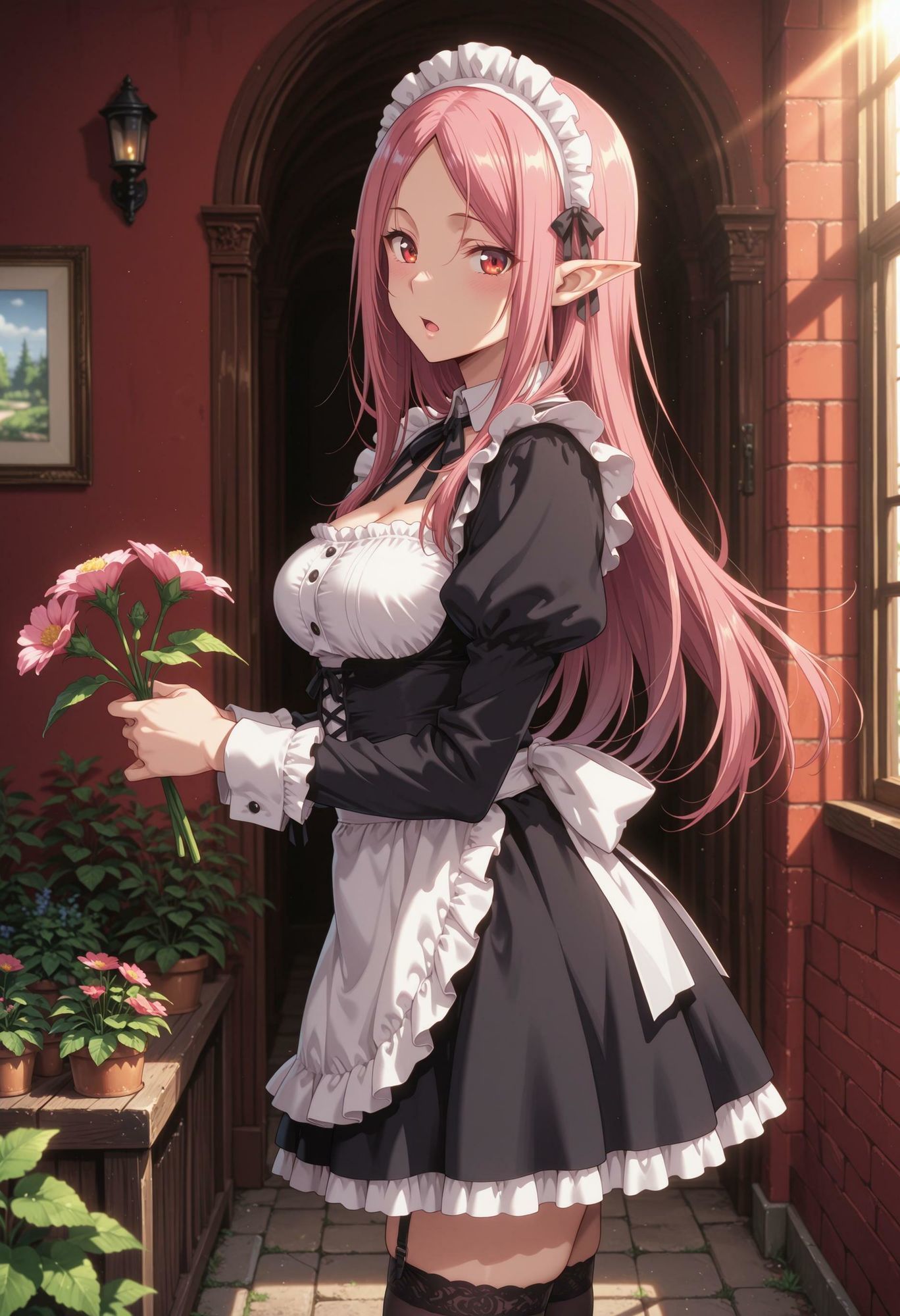 エルフのメイドさんの誘惑3 サンプル1ページ目