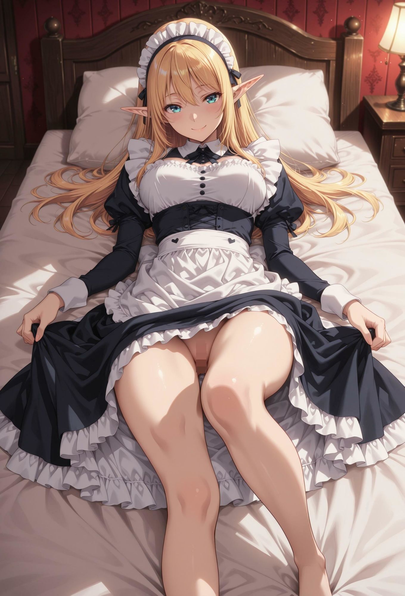 エルフのメイドさんの誘惑4 サンプル2ページ目
