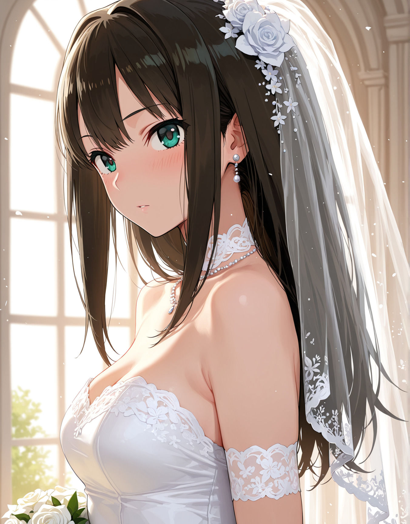純白の花嫁たち（デレマス） サンプル1ページ目