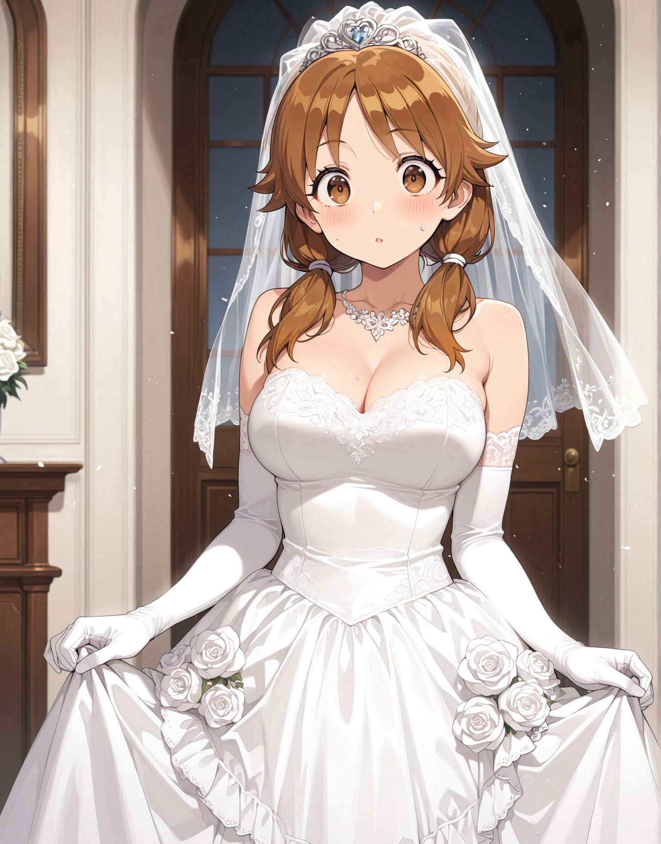純白の花嫁たち（デレマス） サンプル4ページ目