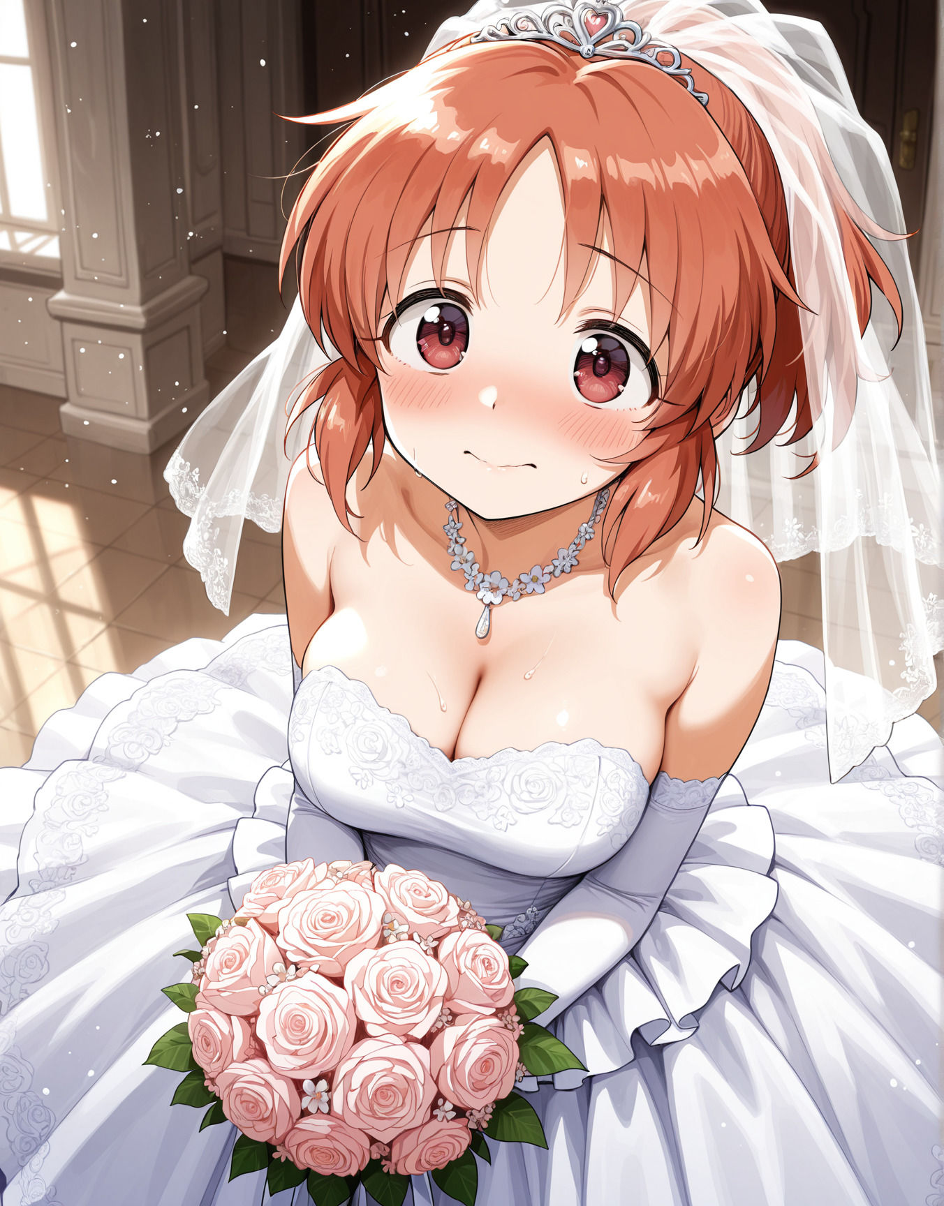 純白の花嫁たち（デレマス） サンプル5ページ目