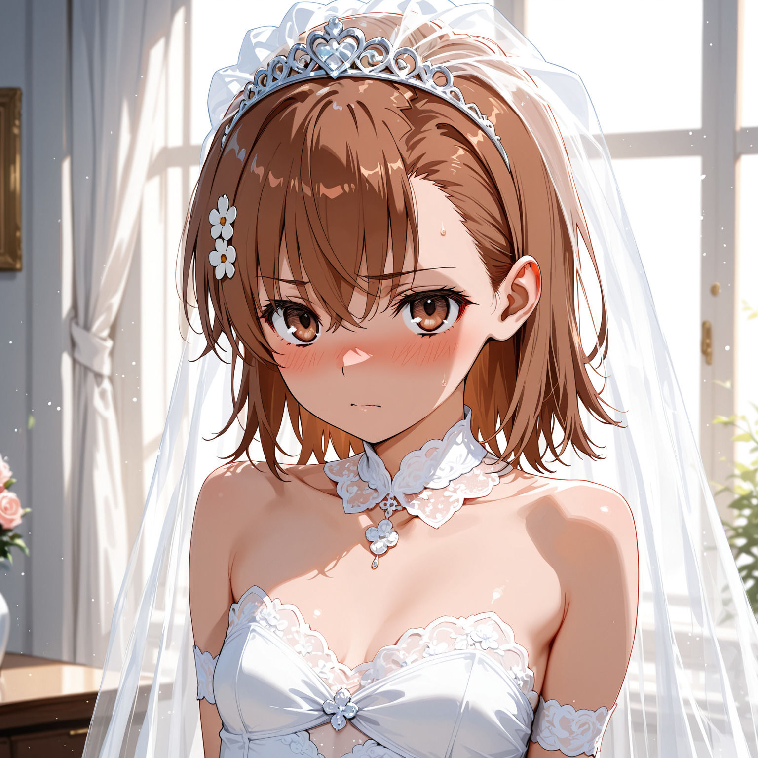 純白の花嫁たち（とある） サンプル1ページ目