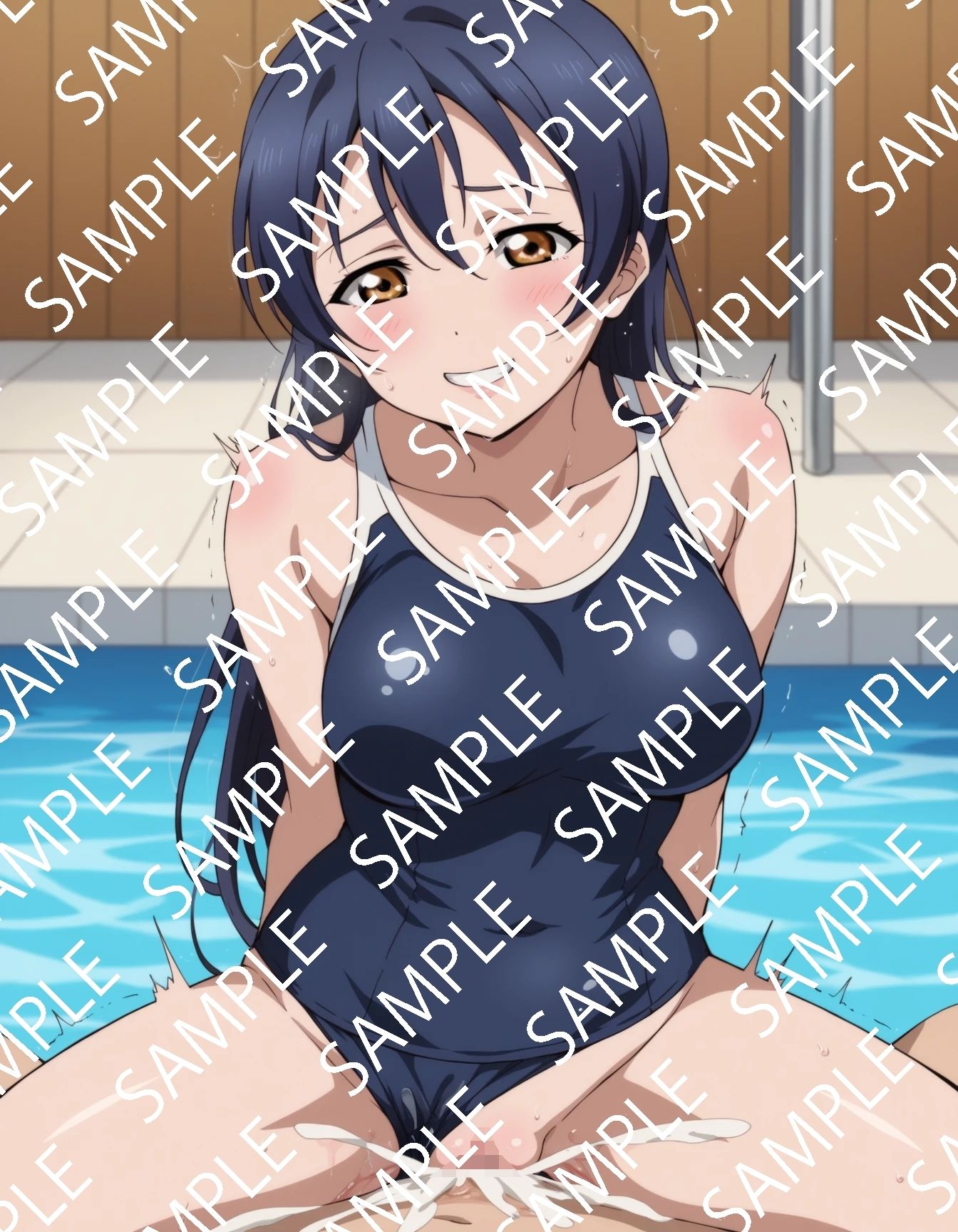 海未コスプレ騎乗位集 サンプル8ページ目