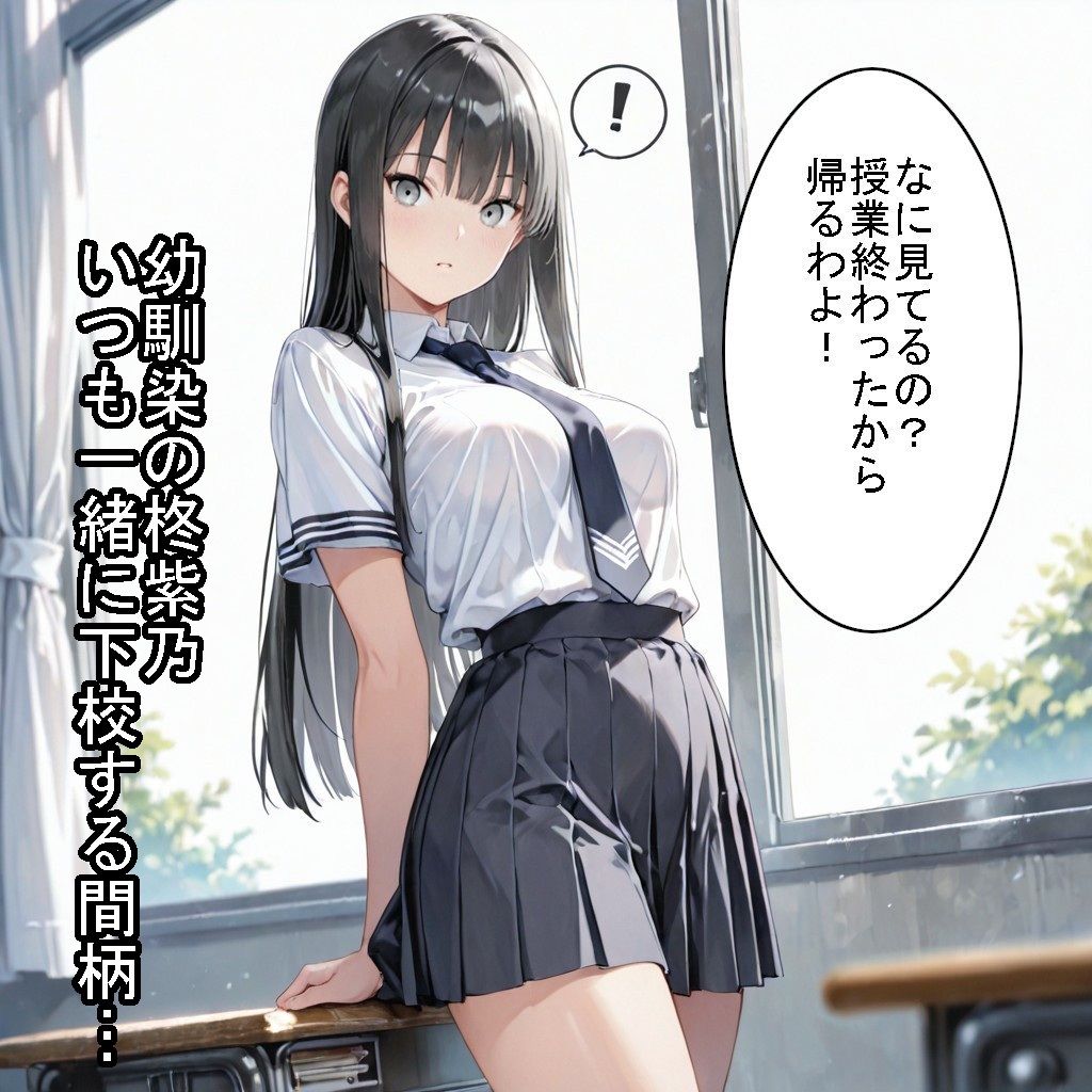 【制服】クールな幼馴染が、俺にだけ甘くなった話 サンプル1ページ目