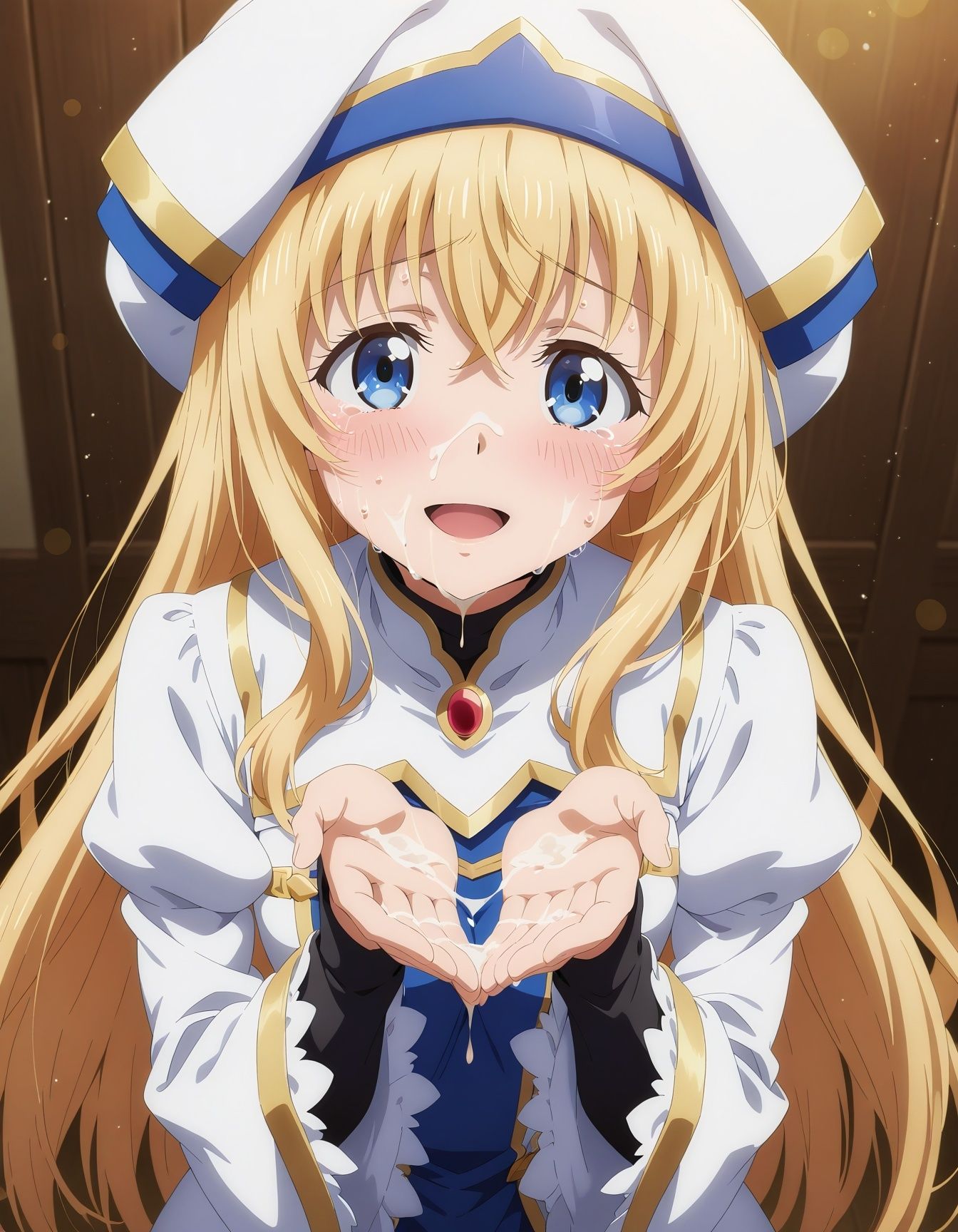 女神官と、いっぱいエッチなじかん サンプル5ページ目