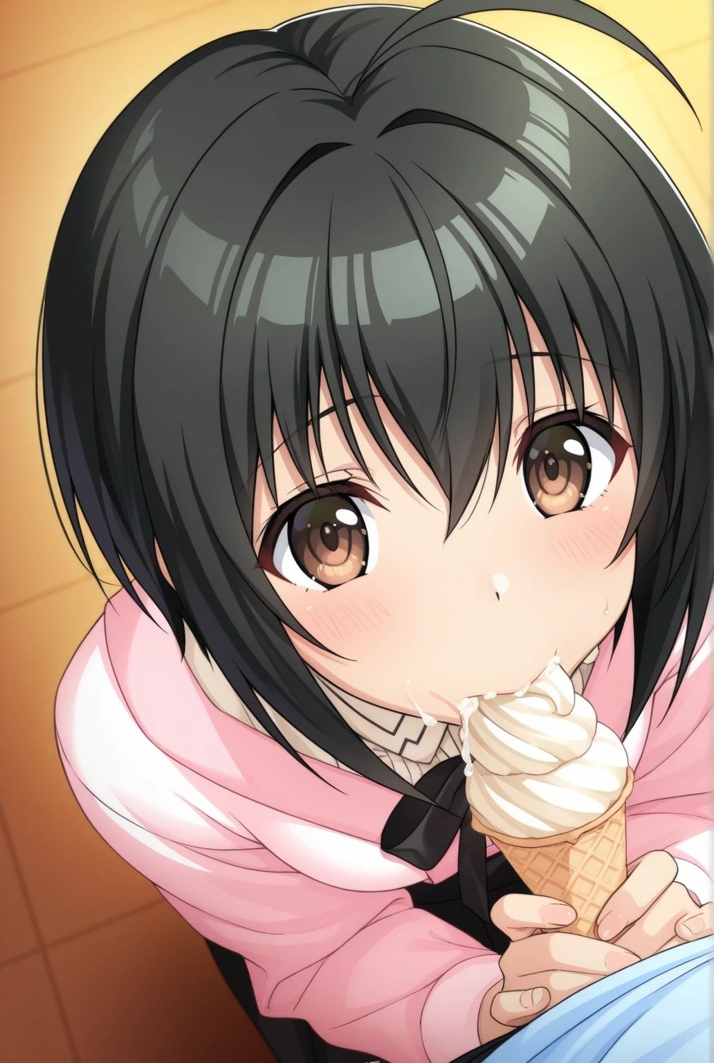 虹かけ誌  アイドルマスター  イラスト集42   小日向美穂  デートだよね？ サンプル2ページ目