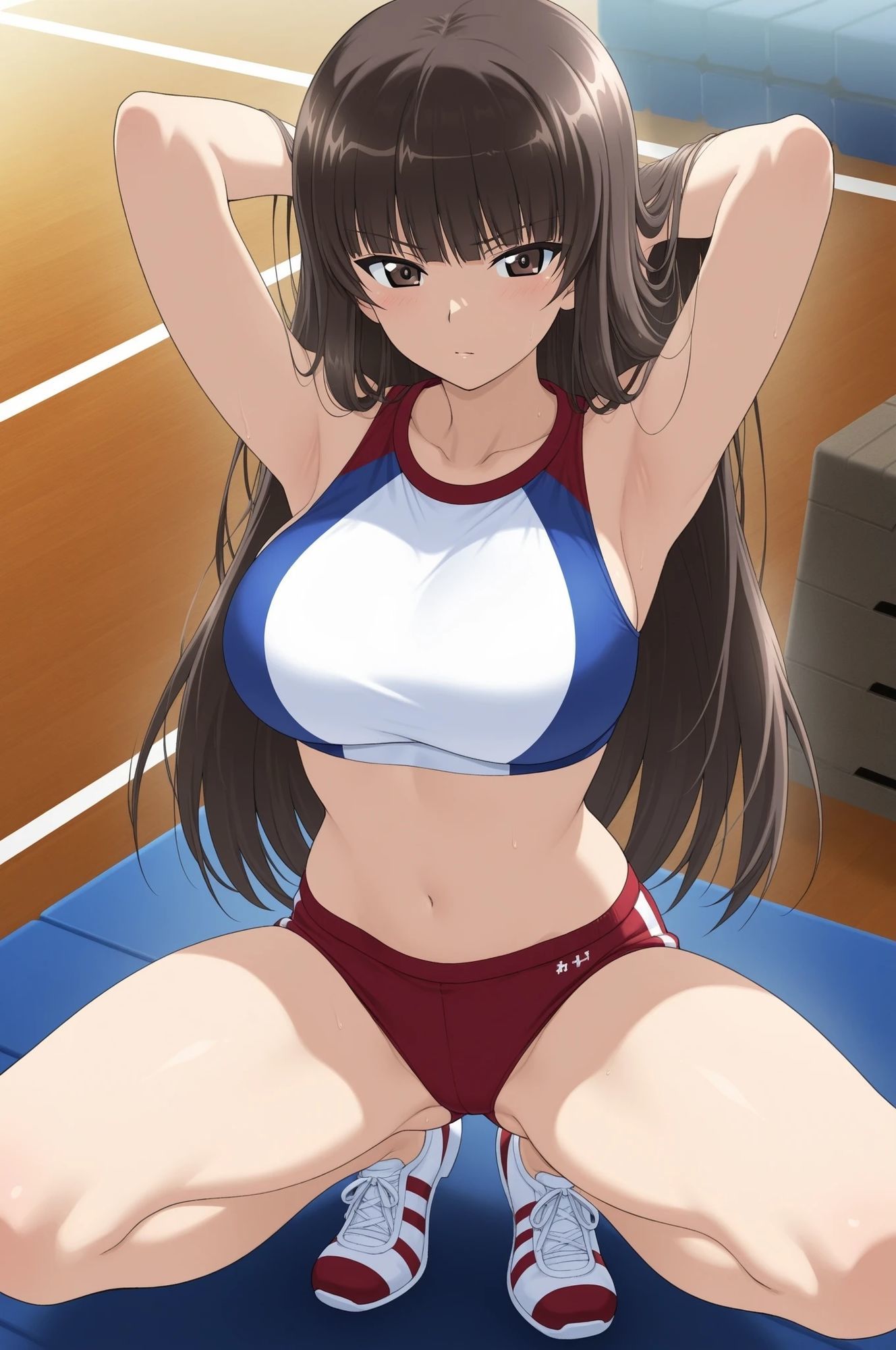 虹かけ誌   ガールズ＆パンツァー  イラスト集24 西住しほ    ギャラクシーな母と笑いなさい サンプル5ページ目