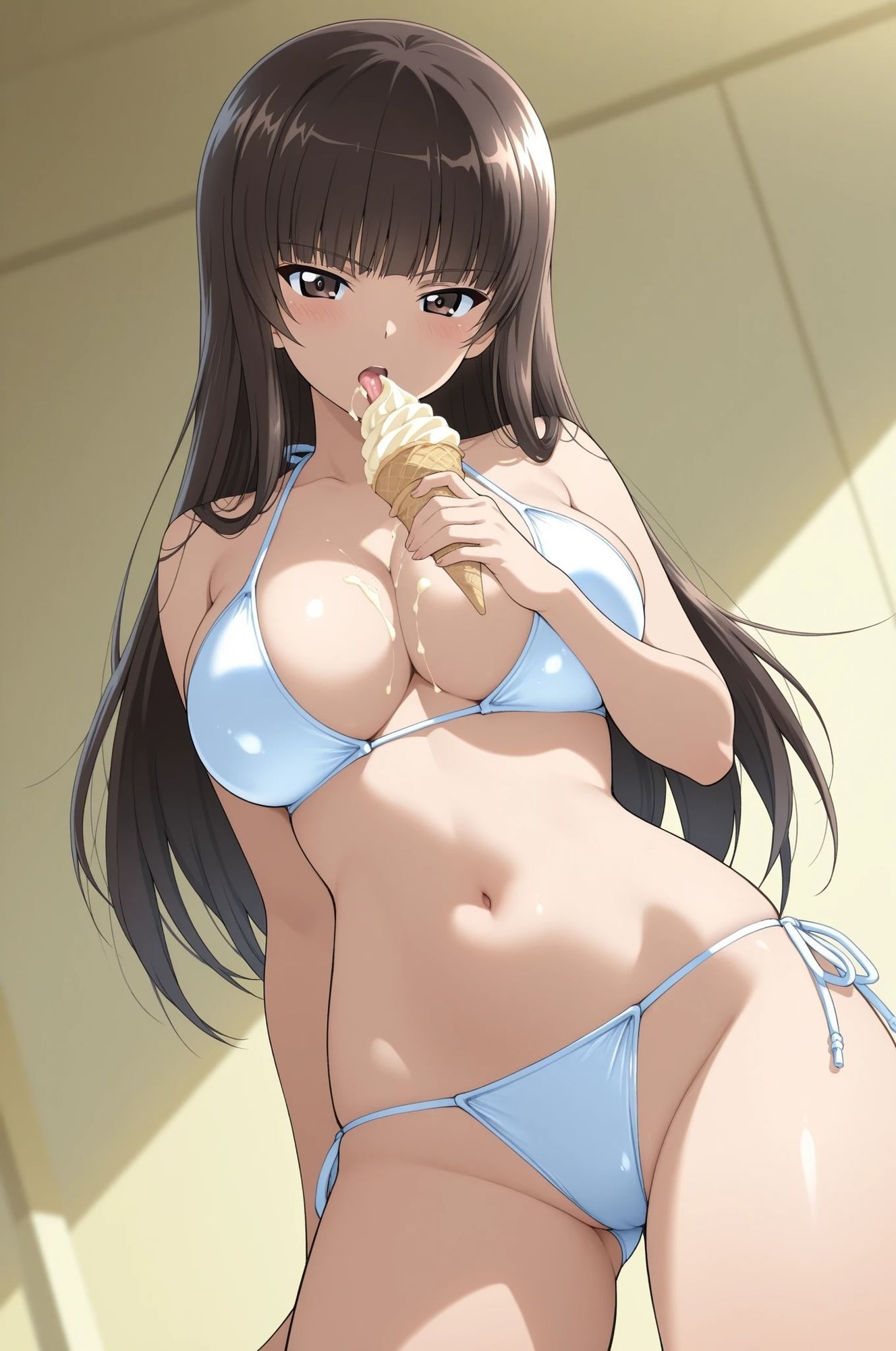 虹かけ誌   ガールズ＆パンツァー  イラスト集24 西住しほ    ギャラクシーな母と笑いなさい サンプル7ページ目