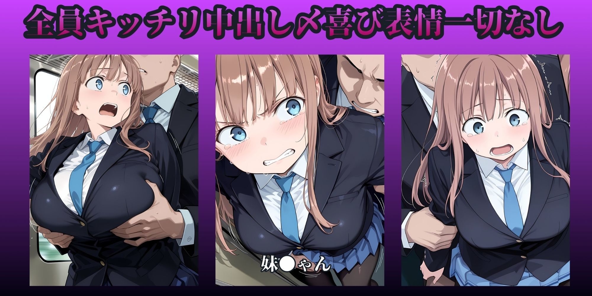 もっと痴●で無理やりっくす！side:月曜日のた●わ サンプル3ページ目