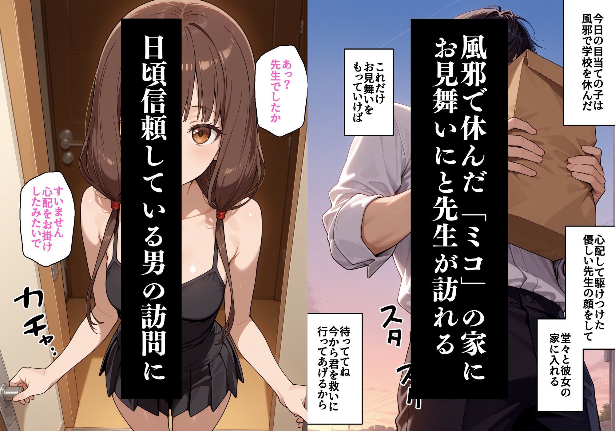 真面目な風紀委員は寝取られる 伊〇野ミコ サンプル1ページ目