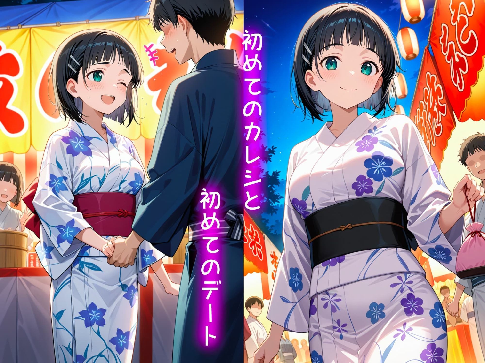 桐ヶ谷直葉の処女喪失物語〜夏祭り編〜 サンプル1ページ目