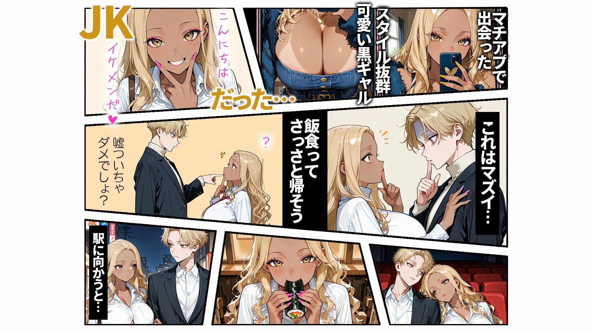 強がり黒ギャルが俺にだけ甘々になるまで サンプル5ページ目