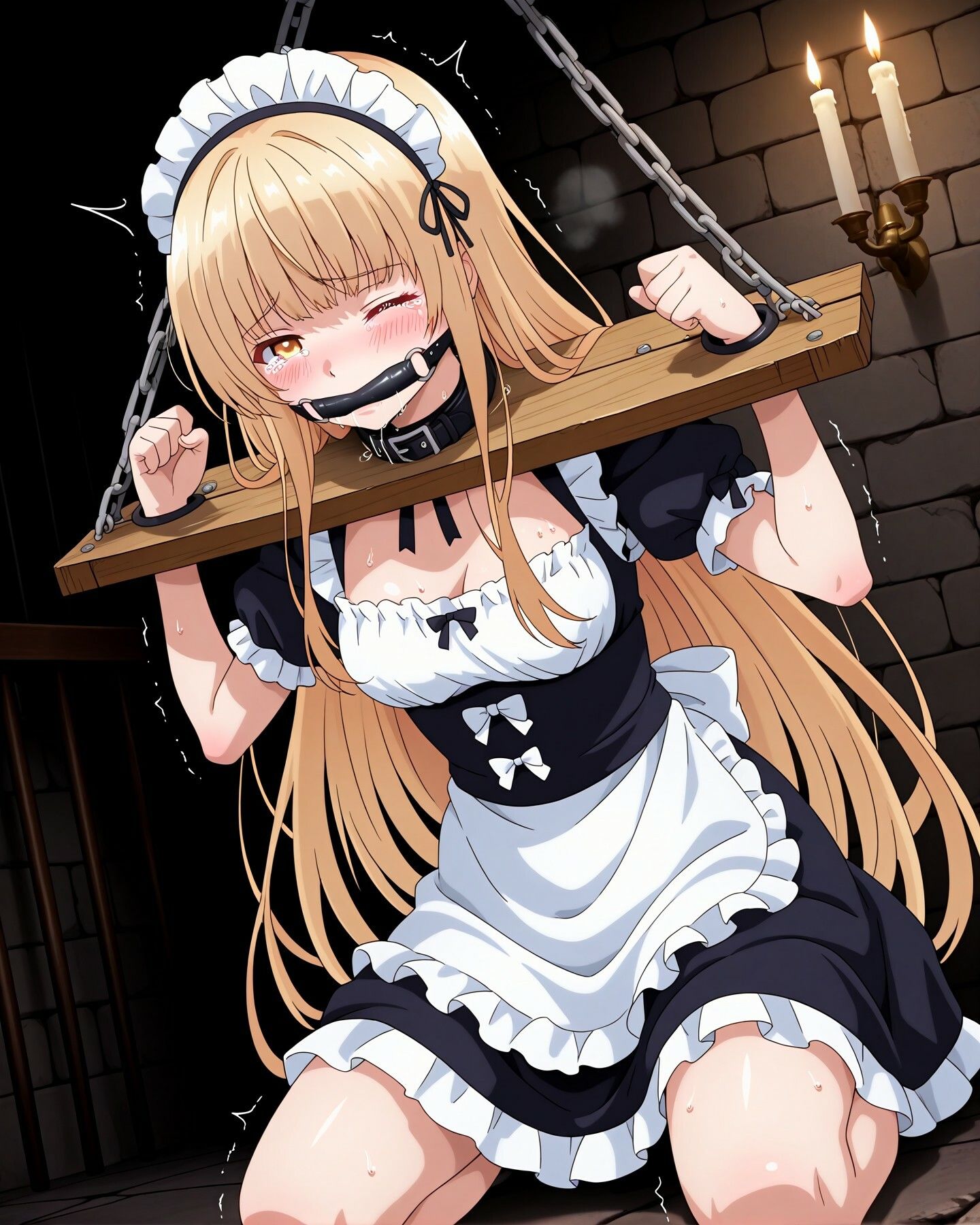 天使メイドお仕置きSM調教CG集 サンプル2ページ目