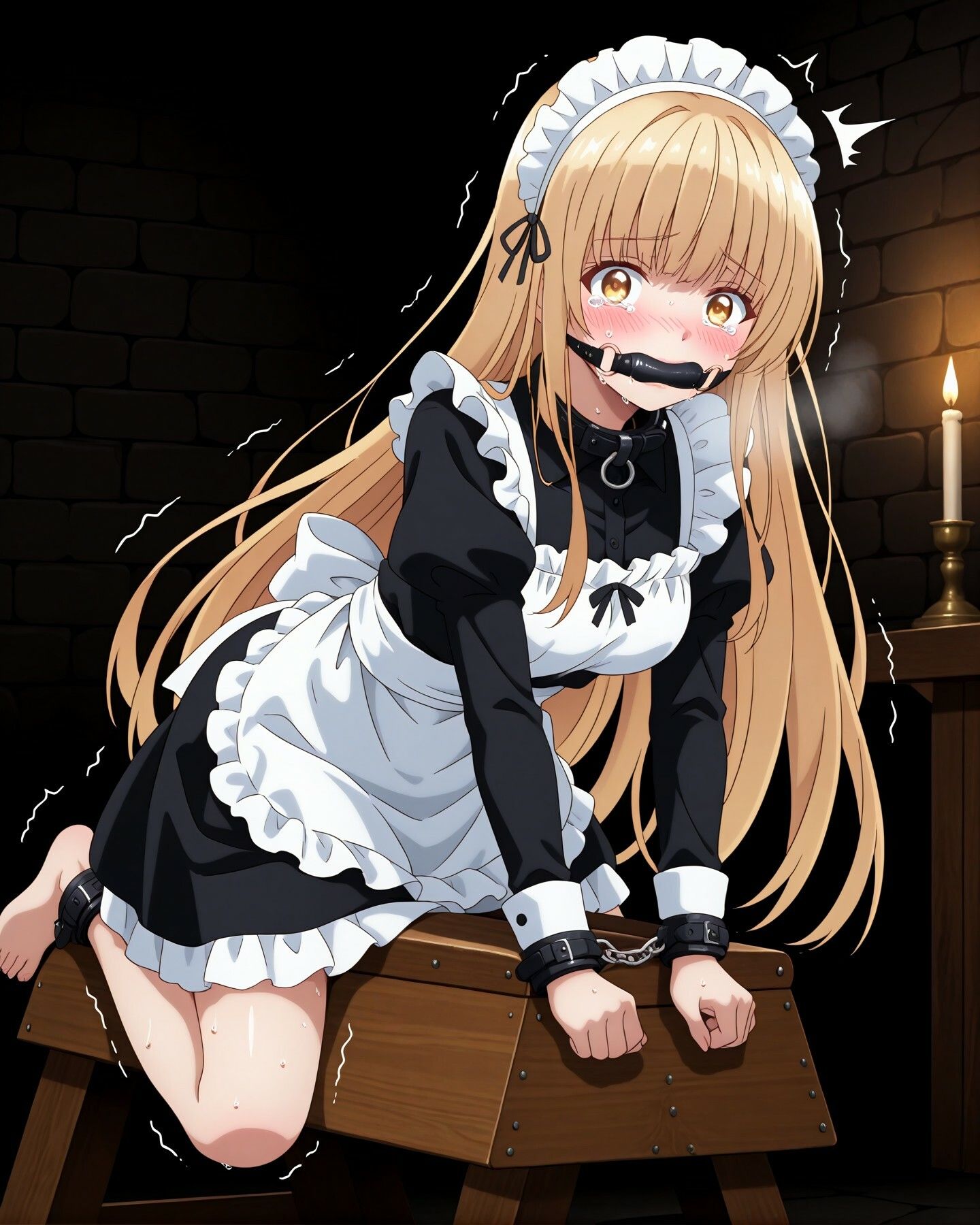天使メイドお仕置きSM調教CG集 サンプル3ページ目