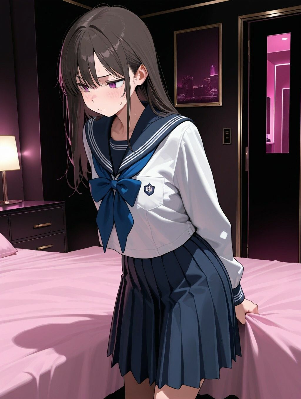 勢いでラブホに来ちゃった女の子 サンプル1ページ目