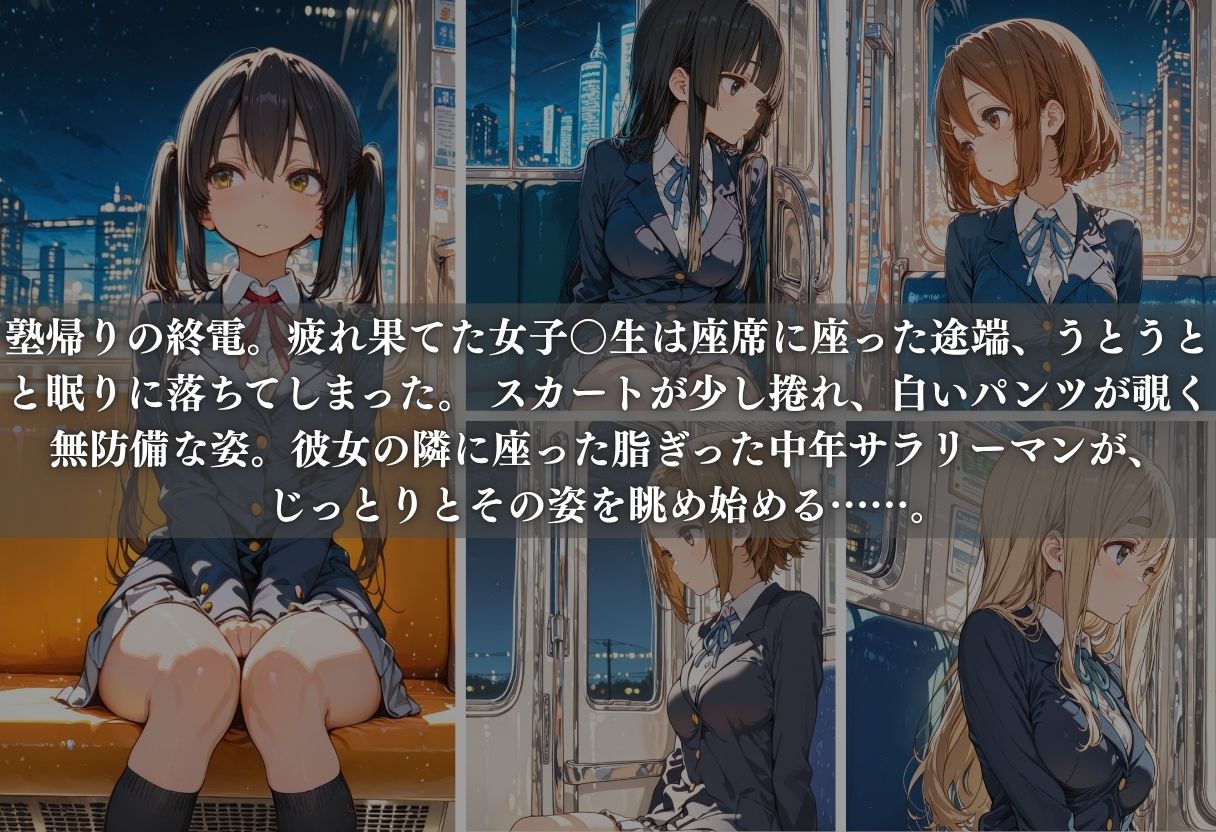 痴●列車ボテ腹END 〜キモおじリーマンに孕ませられる現役女子校生〜 Vol.4 サンプル2ページ目