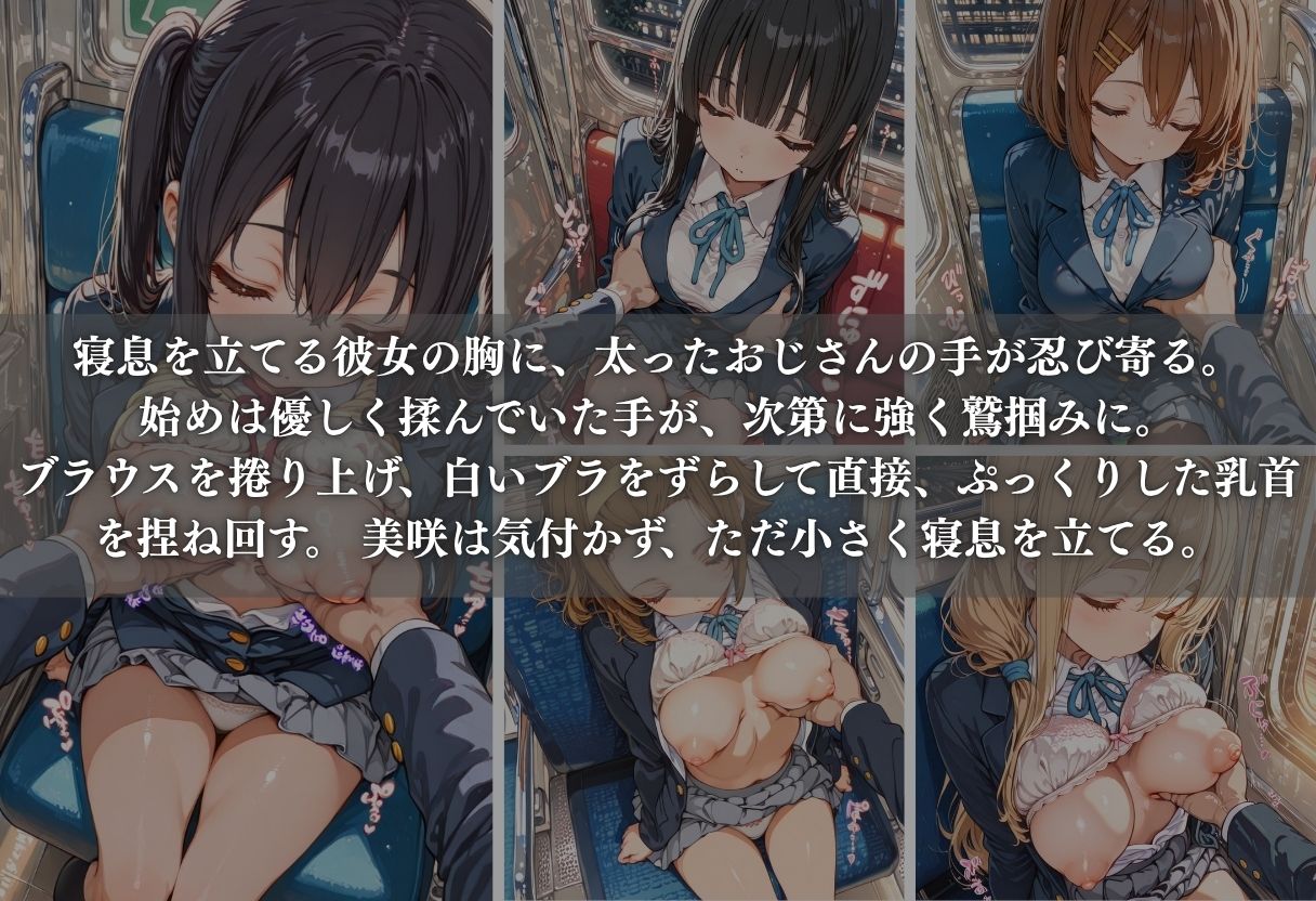痴●列車ボテ腹END 〜キモおじリーマンに孕ませられる現役女子校生〜 Vol.4 サンプル3ページ目