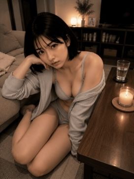 【AIグラビア】「ダメだよ？」と言いながら視線で誘う…ベッドの上の無防備なひなちゃん 60P サンプル6ページ目