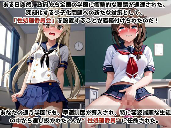 学校の性処理委員に任命されてしまった島〇＆時〇の日常 サンプル1ページ目