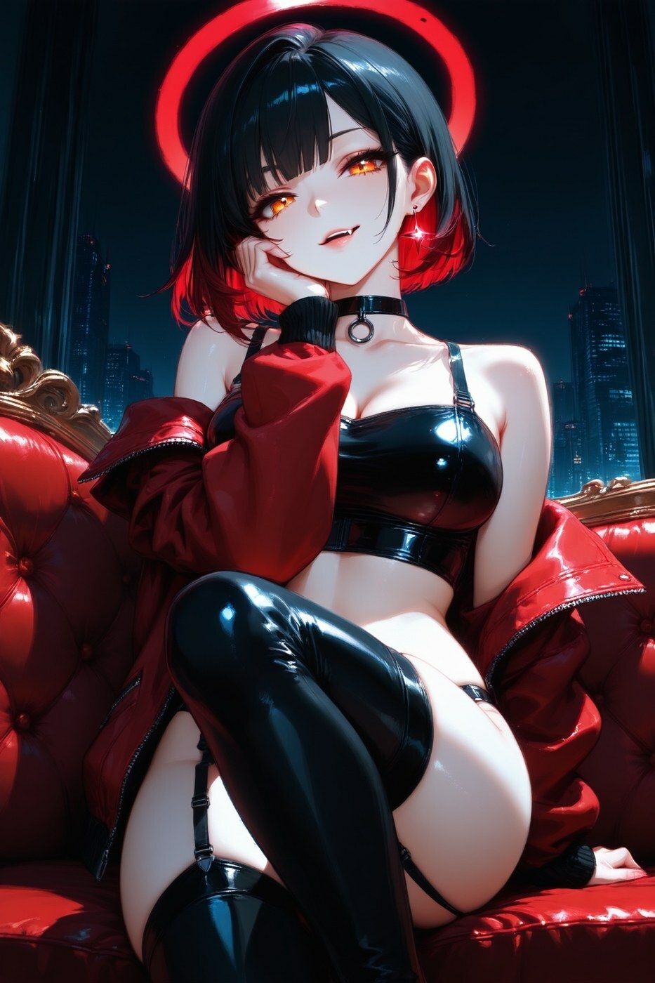 リゼラ - 赤い夜にからかわれる小悪魔CG集 - サンプル2ページ目