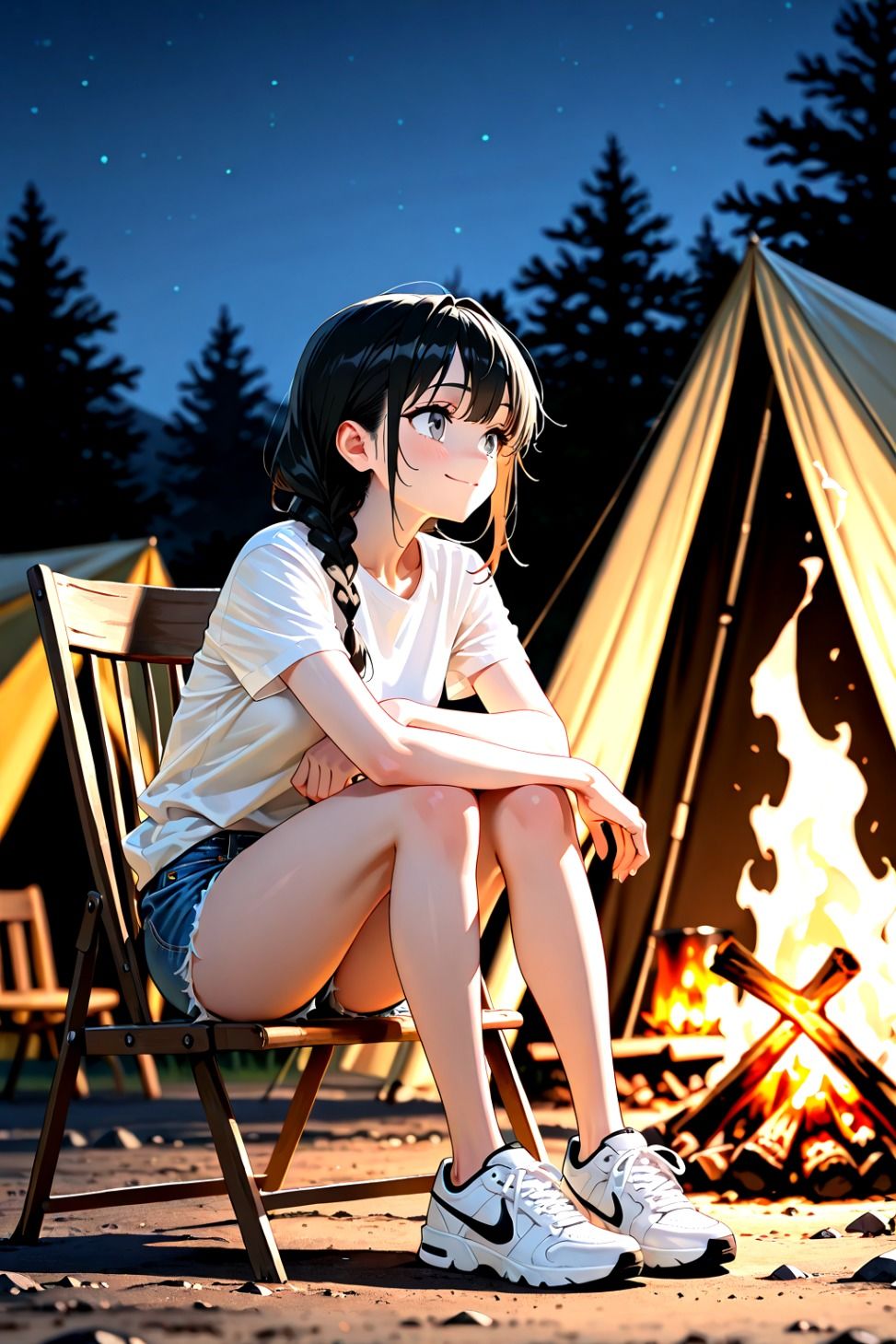危険だらけのソロキャンプ サンプル1ページ目