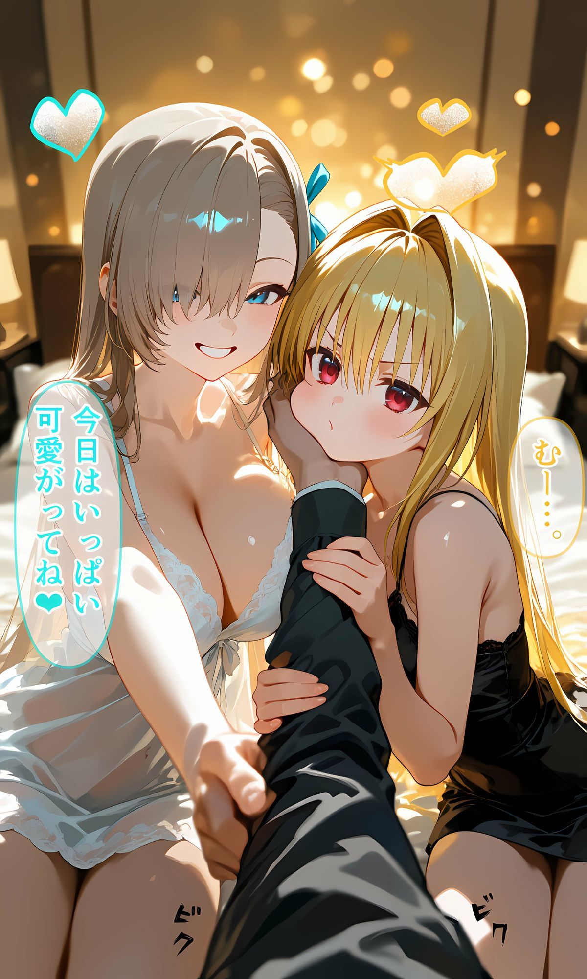 アスナちゃんとヤミちゃんのソープ3Pコース サンプル2ページ目