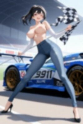 【裸ジーンズ女子7】裸ジーンズのレースクイーン サンプル6ページ目