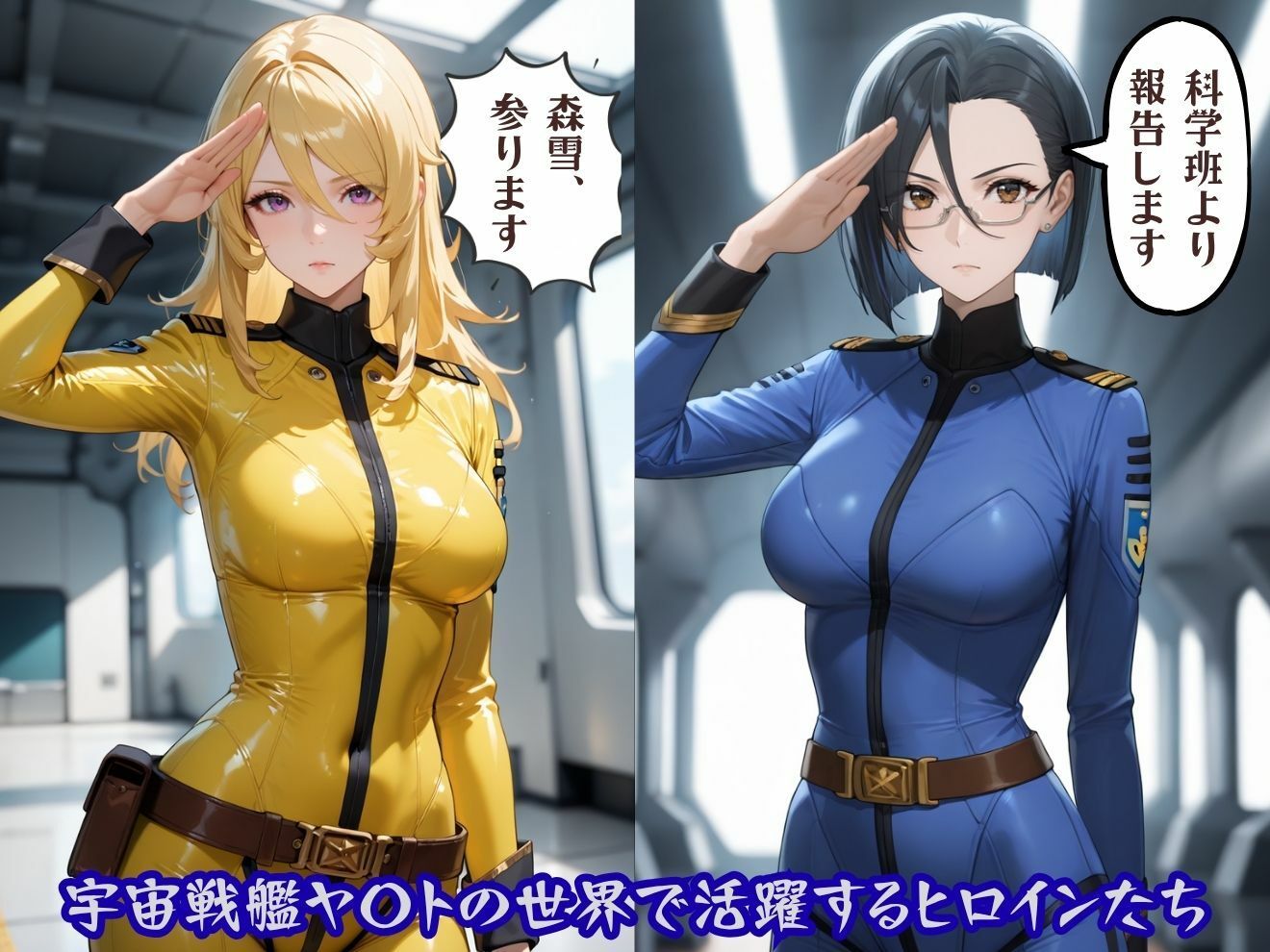異種姦ヒロイン凌●〜宇宙戦艦ヤ〇ト編〜 サンプル1ページ目
