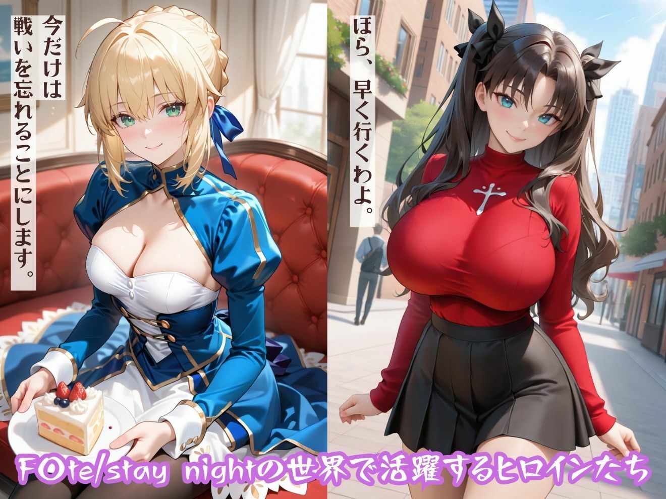 異種姦ヒロイン凌●〜Fate/st●y night編〜 サンプル1ページ目