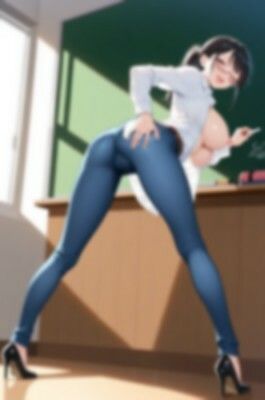 【裸ジーンズ女子8】セクシー変態教師の乳首丸見え講座 サンプル7ページ目