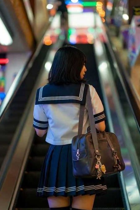 盗撮風動画 vol.6 女子校生エスカレーター編 サンプル2ページ目