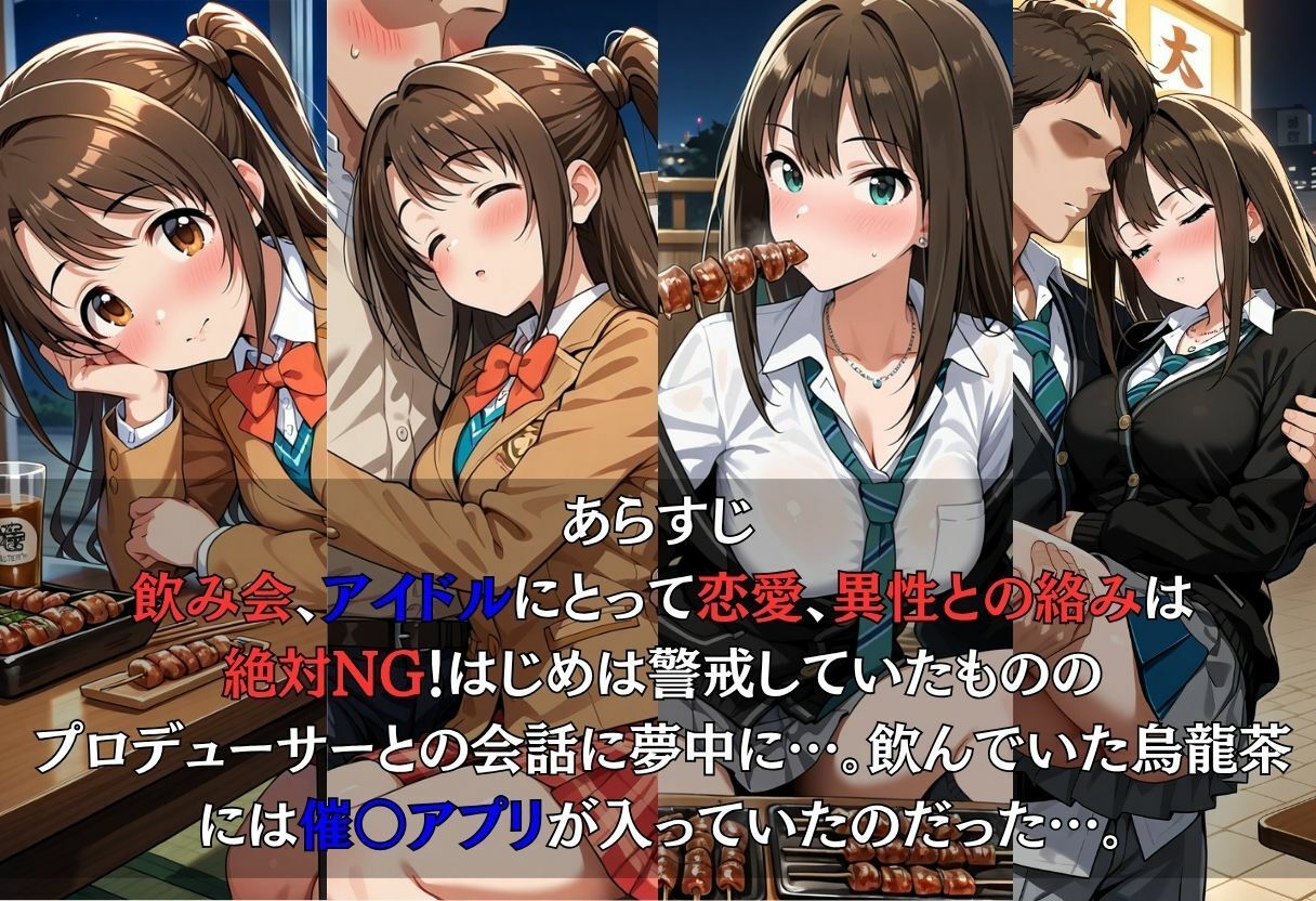 飲み会で喰われるアイドルたち・・・催●で強●枕営業 サンプル1ページ目