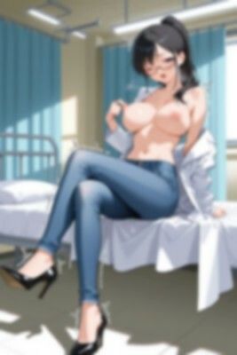 ★SEX有★【裸ジーンズ女子9】セクシー変態な保健室の先生 サンプル5ページ目