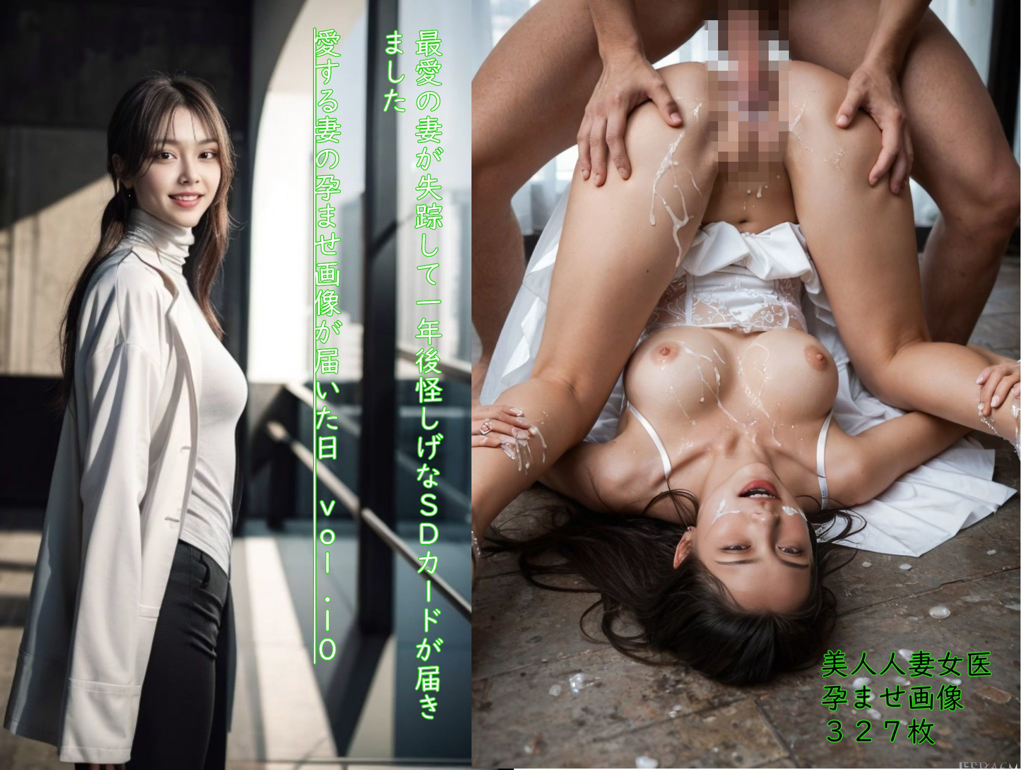 最愛の妻が失踪して一年後怪しげなSDカードが届きました 愛する妻の孕ませ画像が届いた日 vol.10 サンプル9ページ目