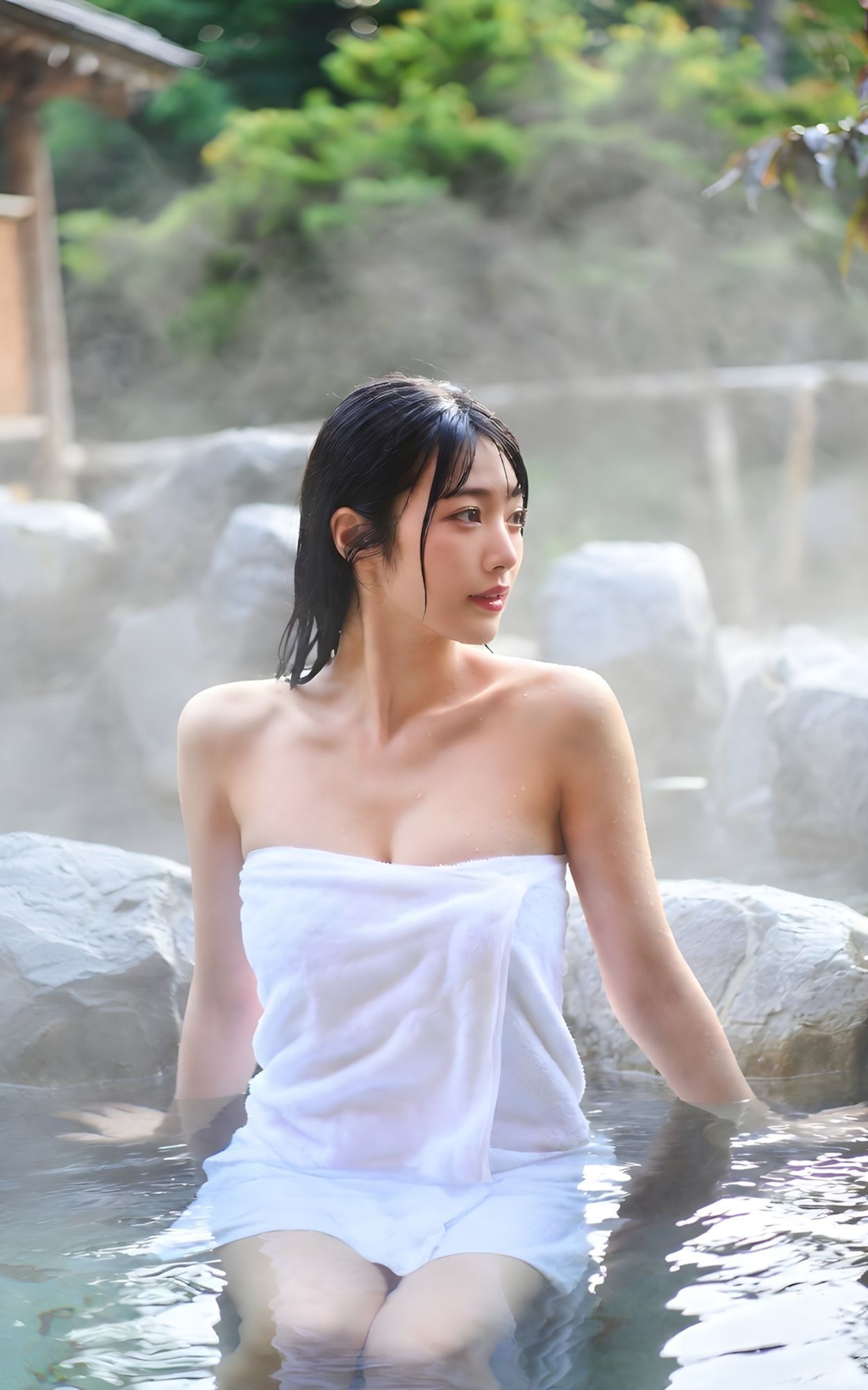 【動画付き】人妻と……しっとり温泉旅1【実写系CG集】 サンプル7ページ目