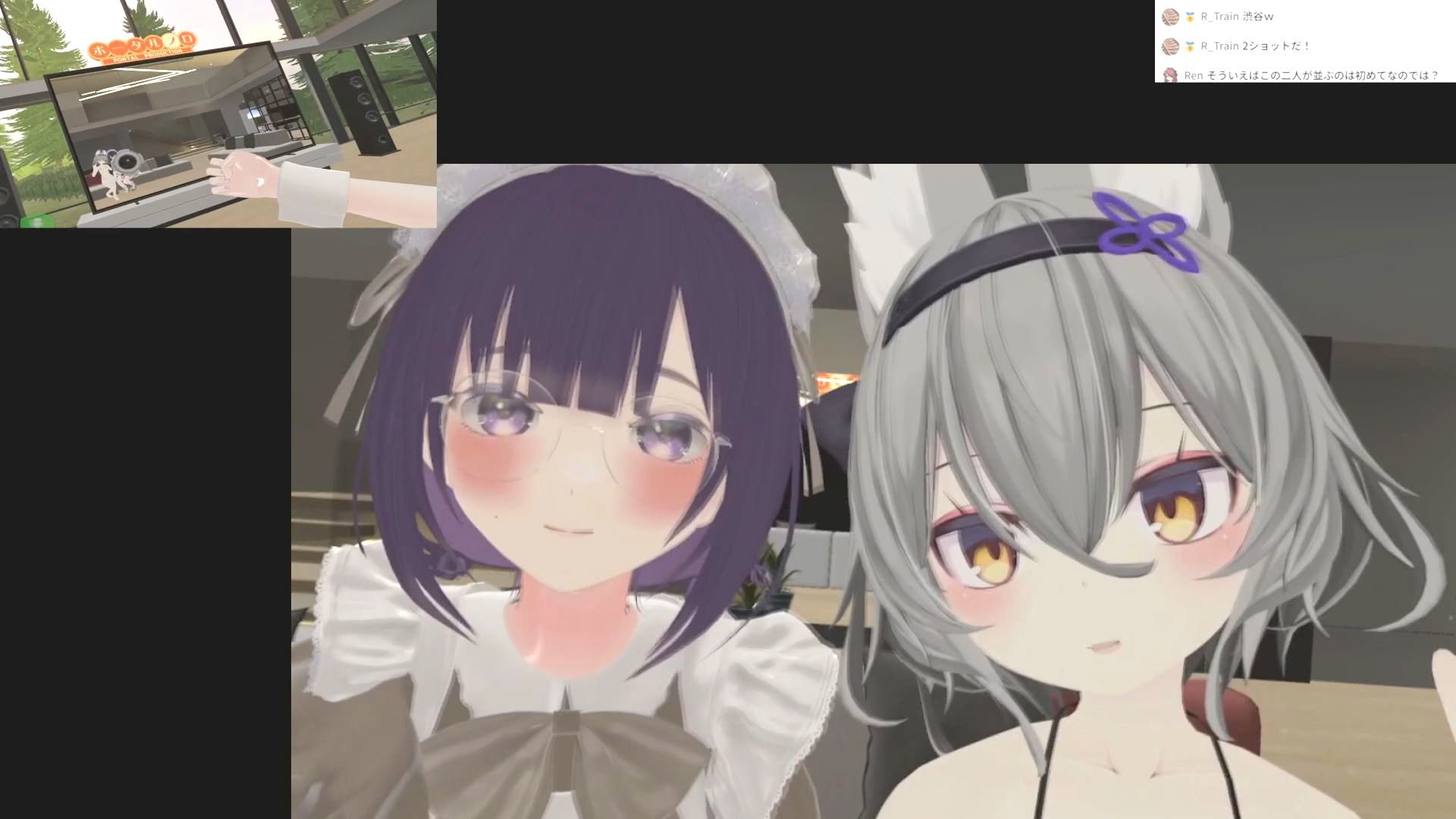 ゆらがわもふぃさんがエッチなことをしながらメタバースの中で事務乃あんずさんに撮影される動画 ymfy-20260605 サンプル1ページ目
