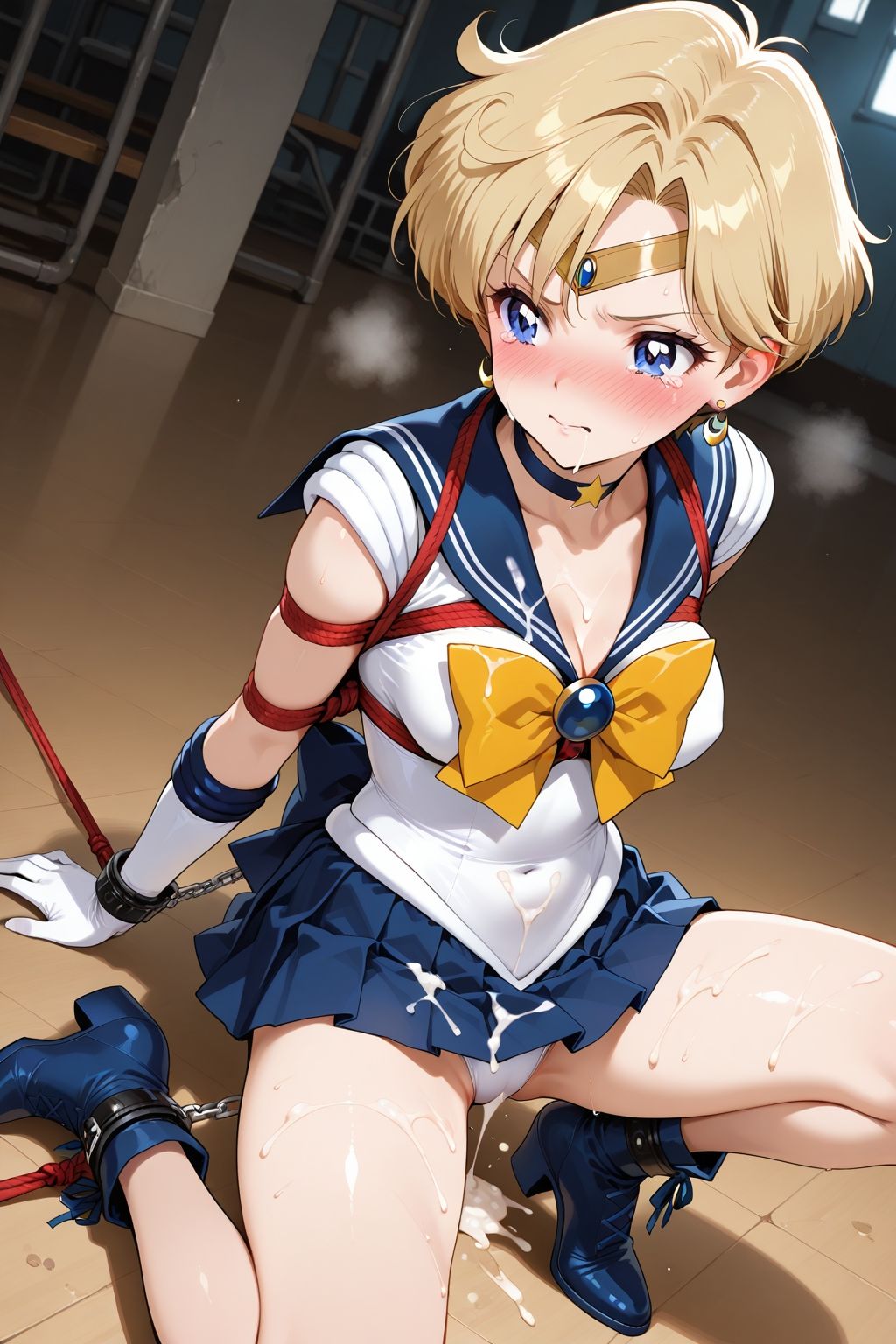 夢見る乙女の調教コレクション9〜美少女戦士〇ーラームーン風6・天王〇るか風・緊縛編 サンプル5ページ目