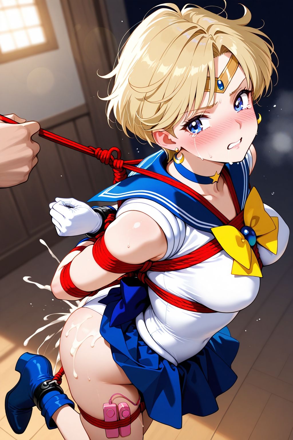 夢見る乙女の調教コレクション9〜美少女戦士〇ーラームーン風6・天王〇るか風・緊縛編 サンプル9ページ目