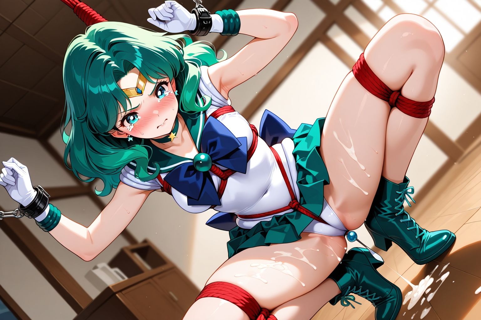 夢見る乙女の調教コレクション10〜美少女戦士〇ーラームーン風7・海王〇ちる風・緊縛編 サンプル6ページ目