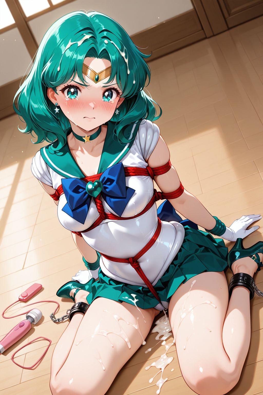 夢見る乙女の調教コレクション10〜美少女戦士〇ーラームーン風7・海王〇ちる風・緊縛編 サンプル9ページ目