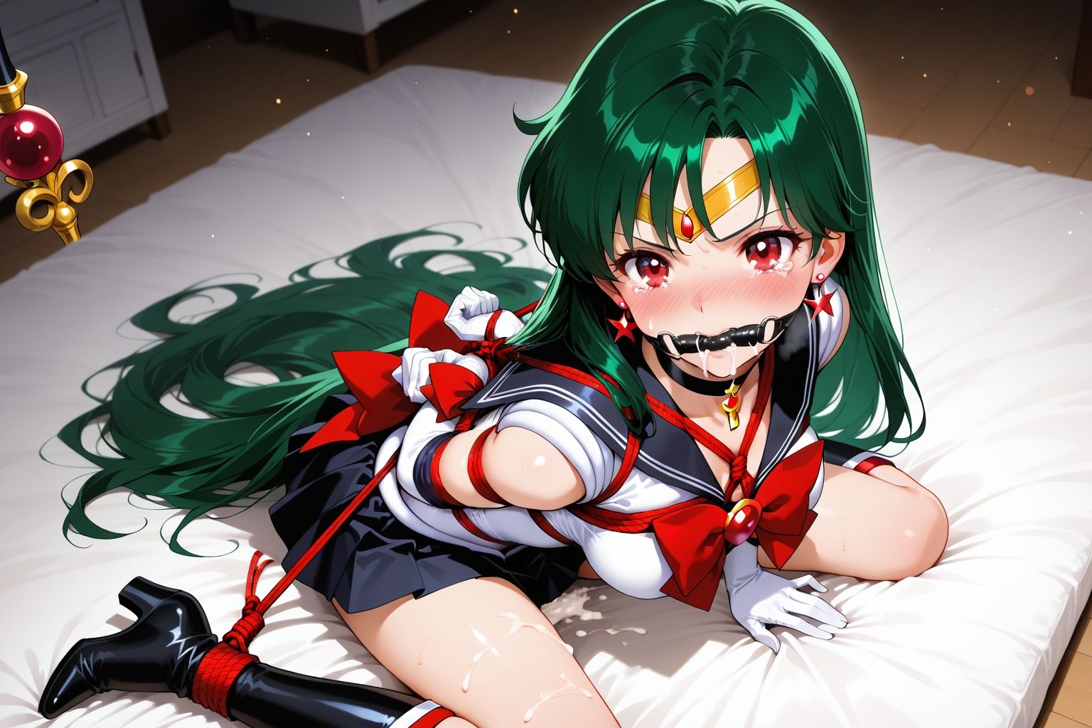 夢見る乙女の調教コレクション11〜美少女戦士〇ーラームーン風8 ・冥王〇つな風・緊縛編 サンプル2ページ目