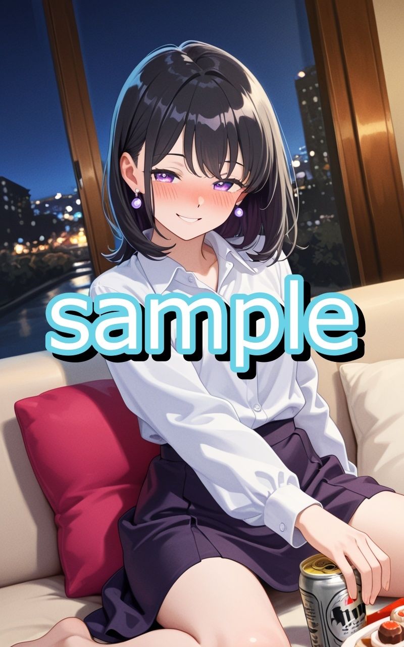 同期OLと仕事終わりに飲みに行ったら、家に呼んで勢いでヤッちゃったイラスト集 サンプル2ページ目