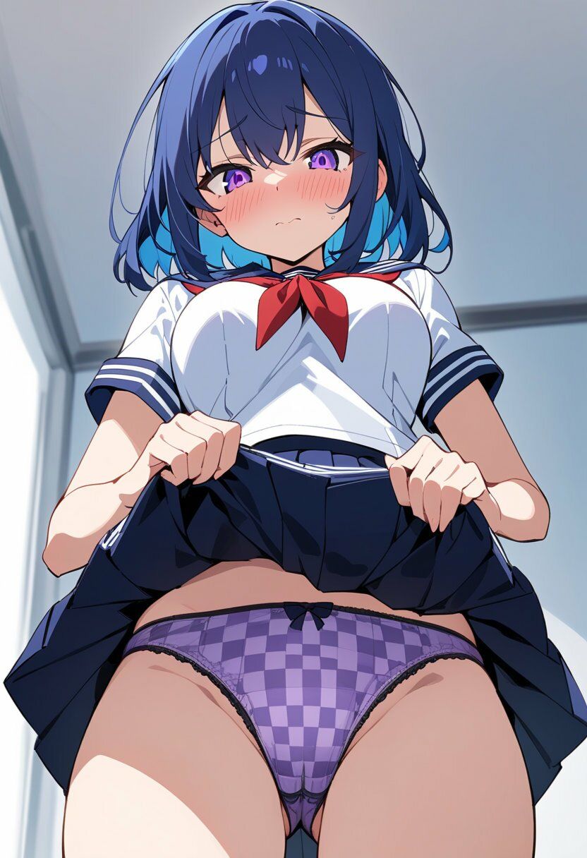 セーラー服でスカートたくし上げパンチラ200枚 サンプル5ページ目